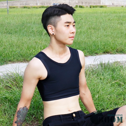 BOOM | 台灣代理香港品牌/升級加強款/粘貼半身束胸內衣(黑)
