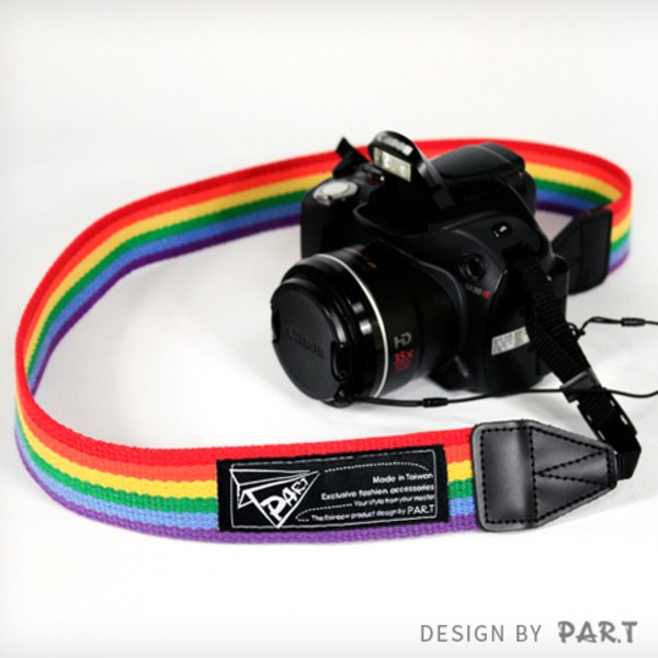 PAR.T | 彩虹商品-卡哇伊相機背帶