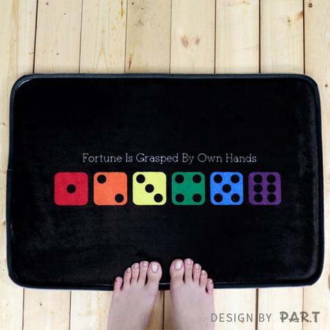 PAR.T | 彩虹商品-六彩骰子地墊