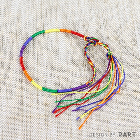 PAR.T | 彩虹商品-六色衝浪細繩