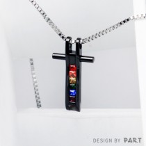 PAR.T | 彩虹商品-雙十璀璨鋼墜(黑)