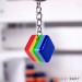 PAR.T | 彩虹商品-方塊鑰匙圈(淺藍)