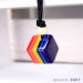 PAR.T | 彩虹商品-方塊項鍊(深藍)